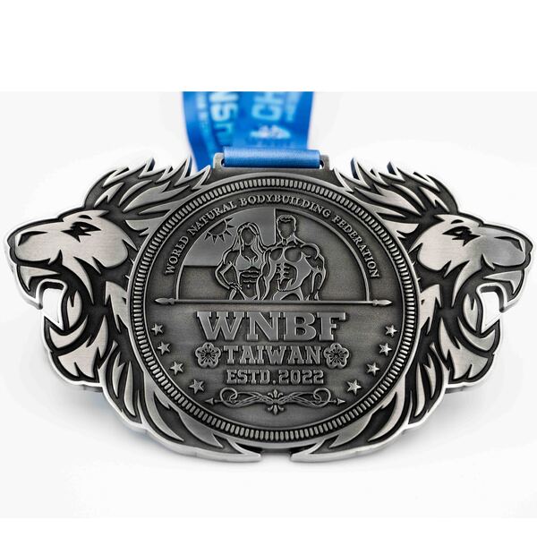WNBF Antique Nickel Bodybuilding Medal