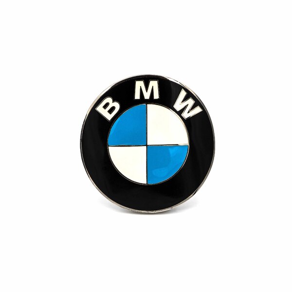 BMW Silver-Plated Enamel Automotive Badge