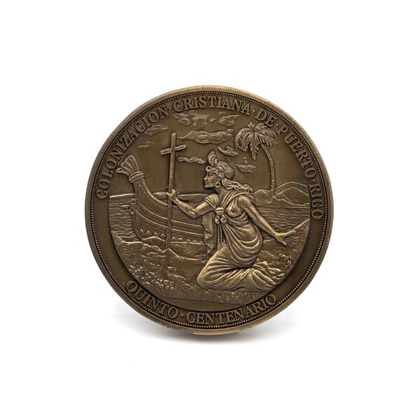 Juan Ponce de León Puerto Rico Colonization Commemorative Challenge Coin