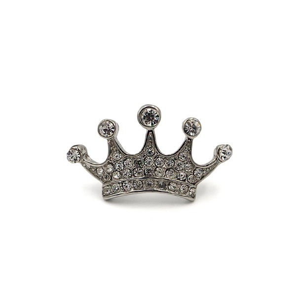 Regal Crown Lapel Pin