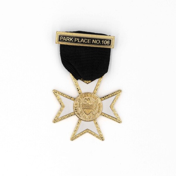 Park Place No.106 Masonic Knights Templar Custom Medal