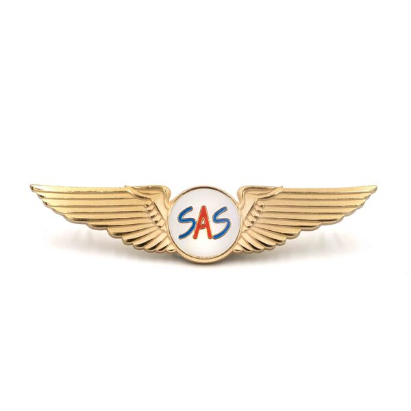 Gold-Plated Custom Aviator Badge with SAS Emblem