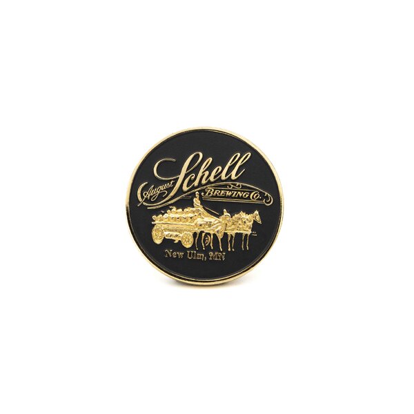 Gold Carriage Lapel Pins