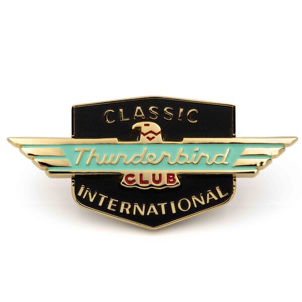 Custom Ford Thunderbird Automotive Badge - A Symbol of Automotive Excellence