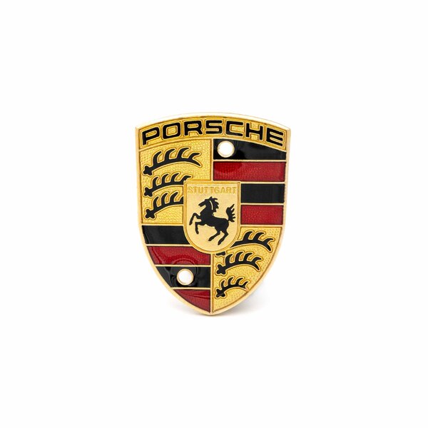 Custom Porsche-Inspired Car Badge