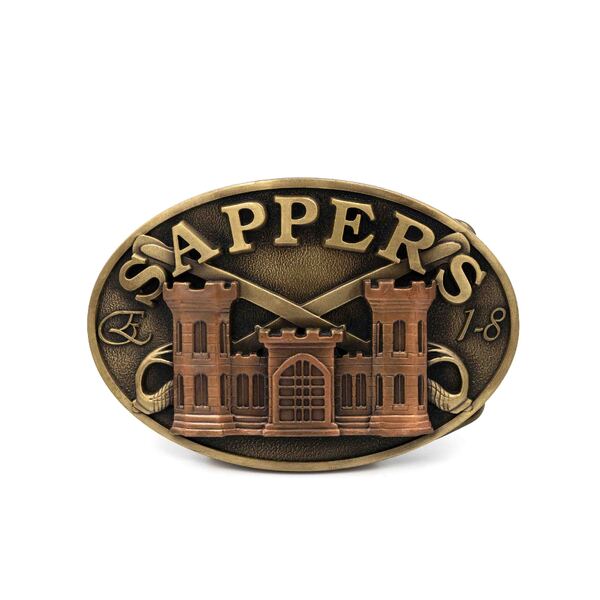 Sappers Dual Plated Military Belt Buckle