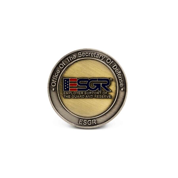 ESGR Tribute Dual-Tone Challenge Coin