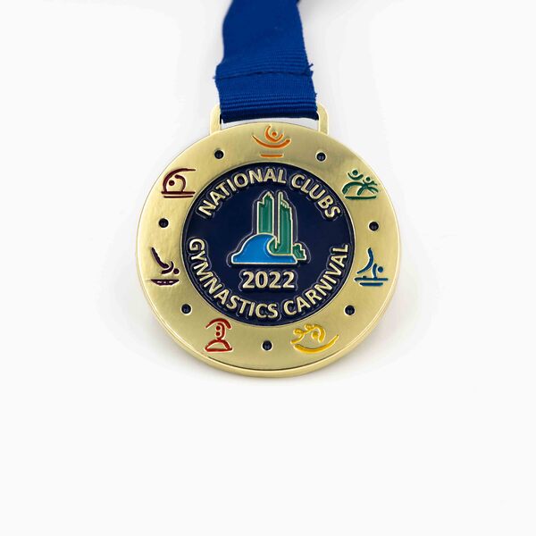 National Clubs Gymnastics Carnival 2022 Custom Medal